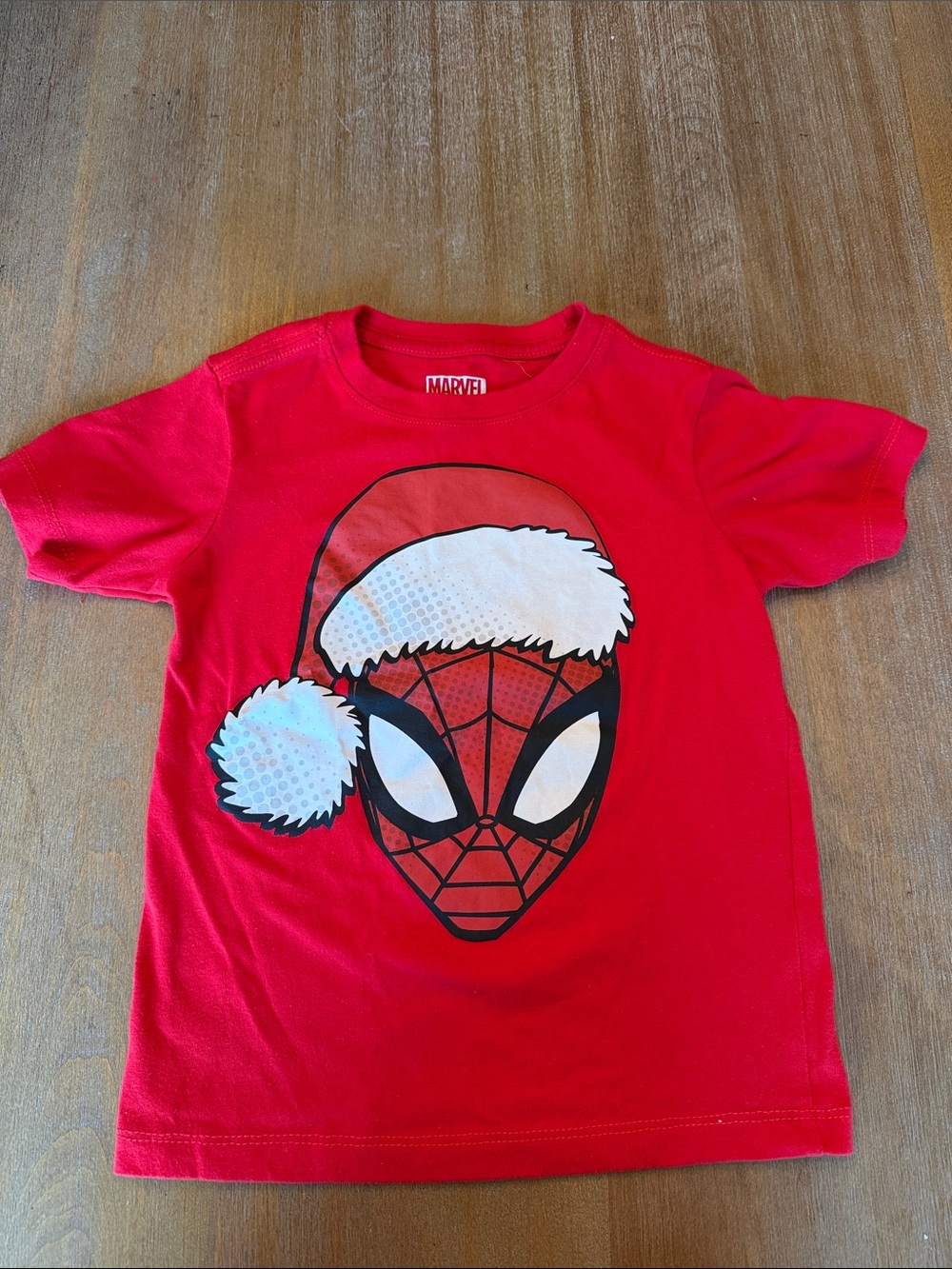 Marvel Red Spider-Man Santa Graphic Tee